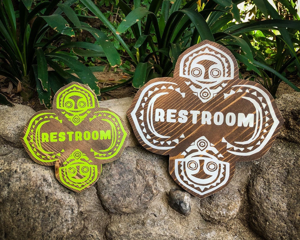Tiki Polynesian Resort Hotel Inspired Bathroom