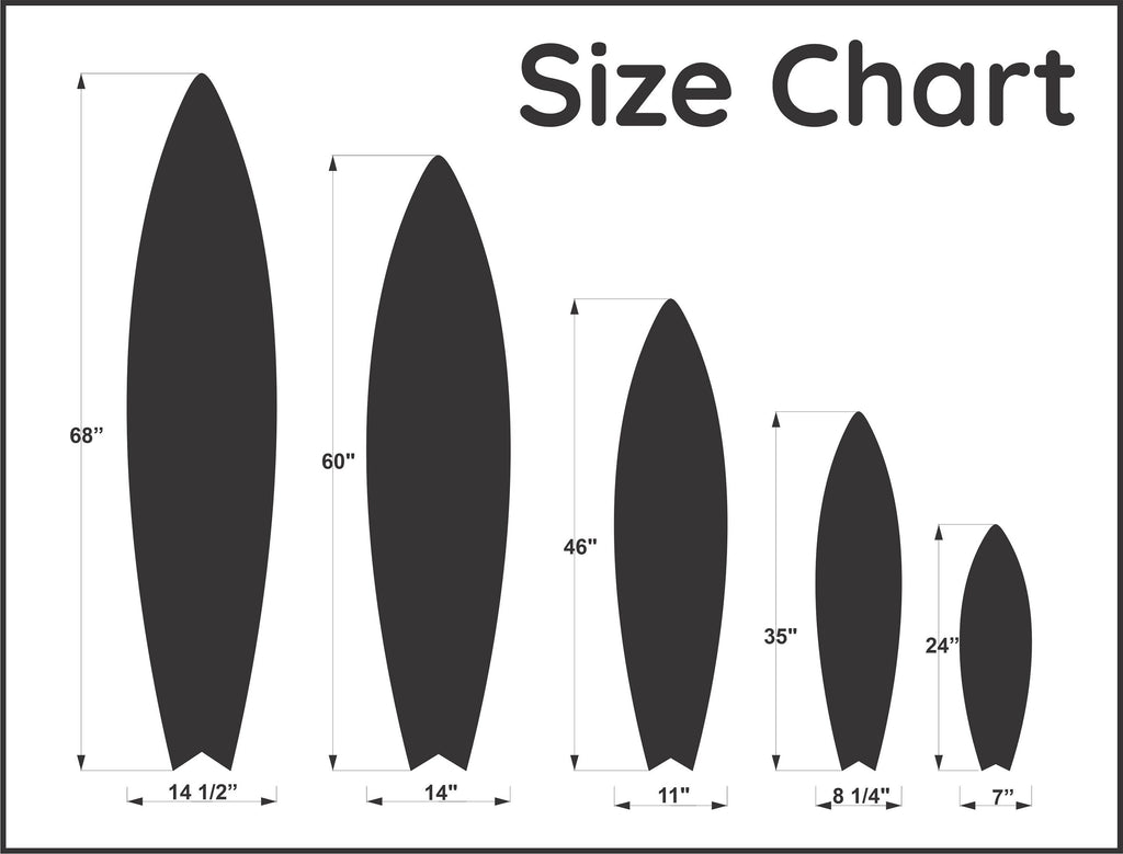 Personalized Tiki Bar Surfboard Sign