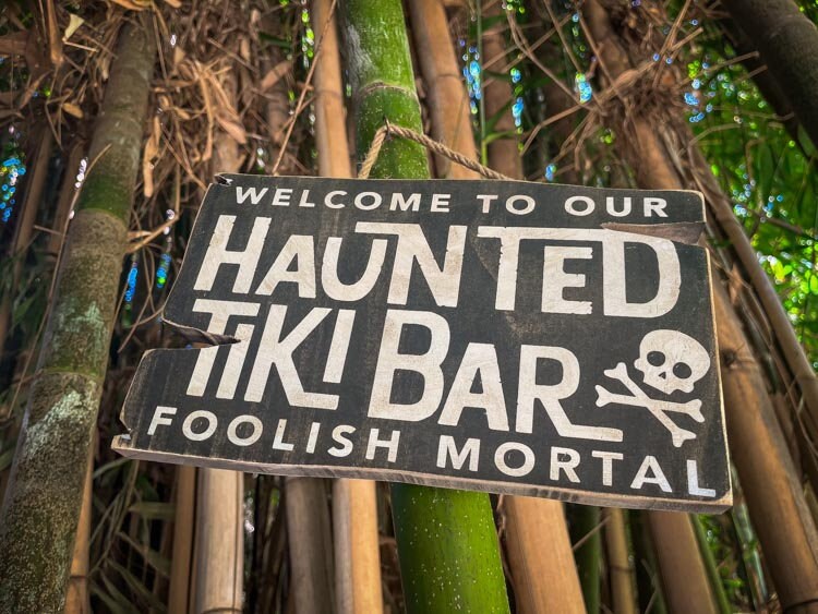 Welcome to our Haunted Tiki Bar