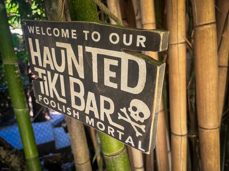 Welcome to our Haunted Tiki Bar