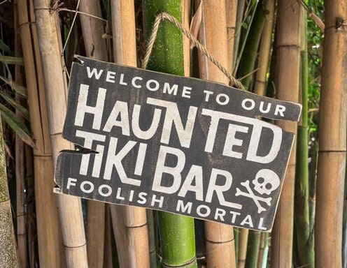 Welcome to our Haunted Tiki Bar