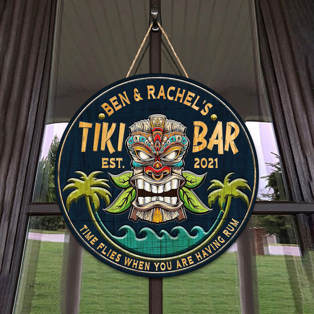Personalized Tiki Lounge Decor