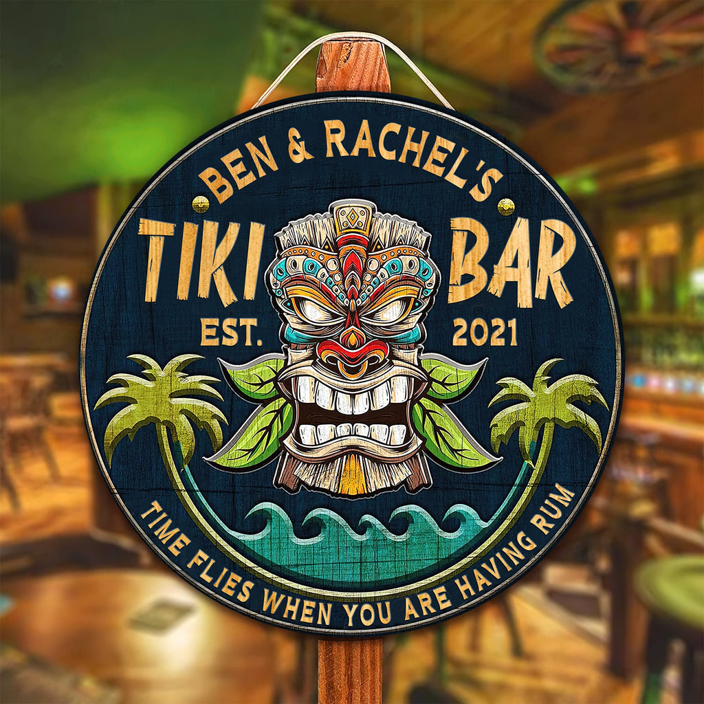 Personalized Tiki Bar Wood Signs Tiki Bar Signs, Tiki Bar Sign, Backyard Sign, Tiki Bar, Tiki Lounge,Tiki Huts, Tiki Patio,Carved Wood Signs