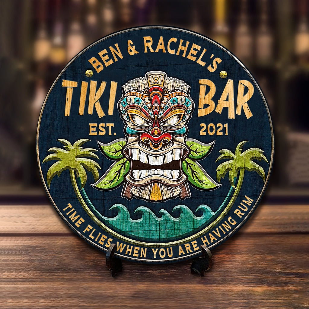 Personalized Tiki Lounge Decor
