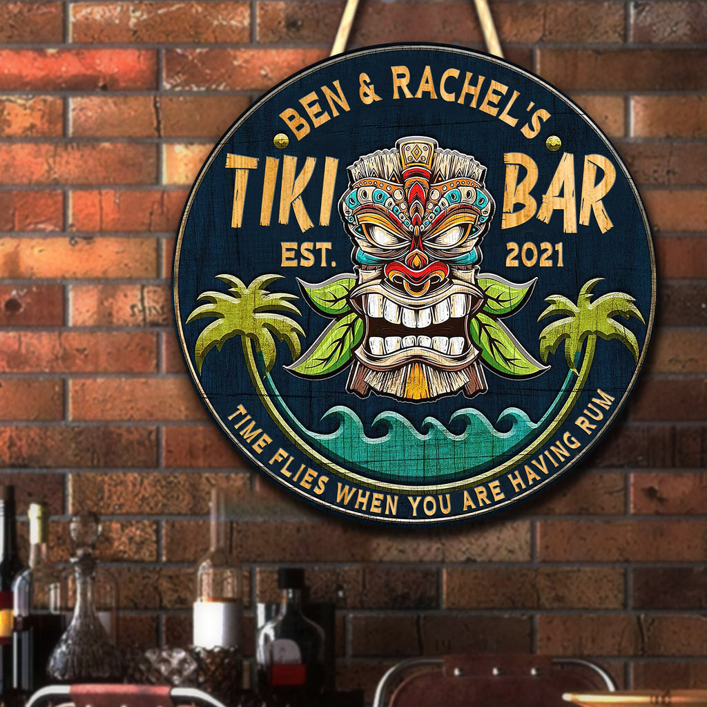 Personalized Tiki Lounge Decor