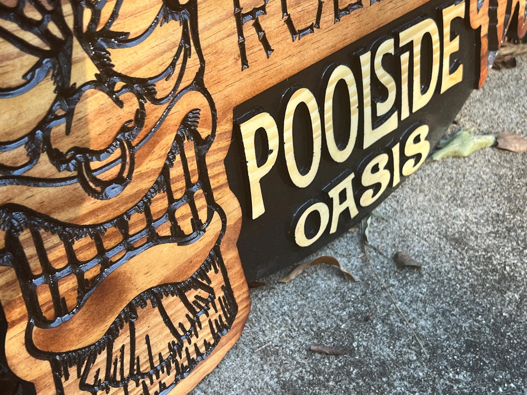 Personalized Pool Sign