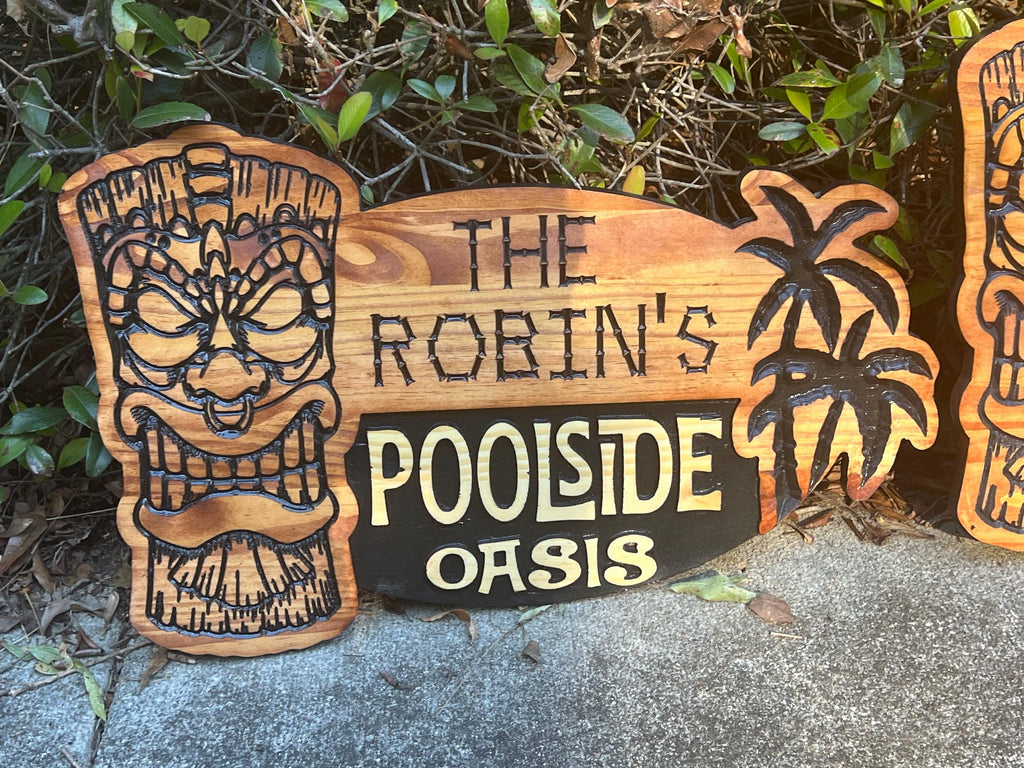 Personalized Pool Sign