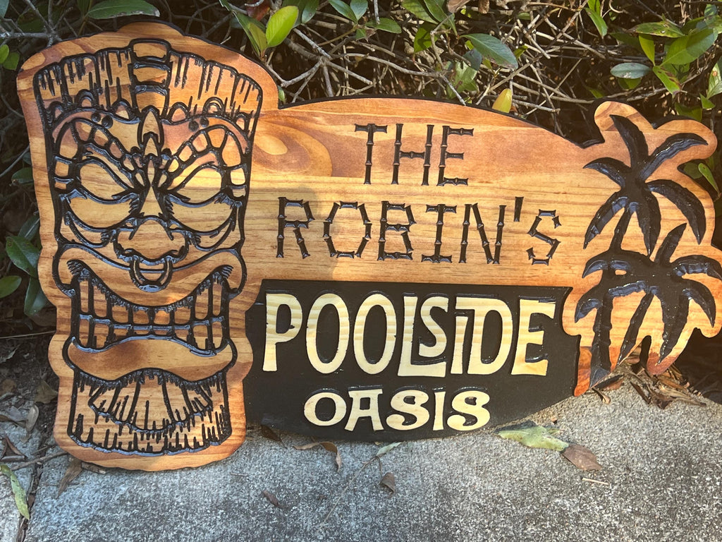 Personalized Pool Sign