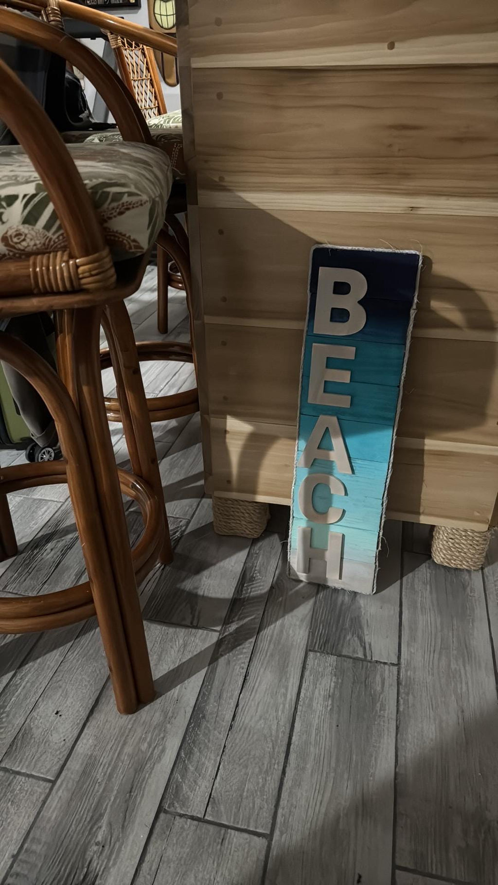 Personalized Tiki Bar Decor