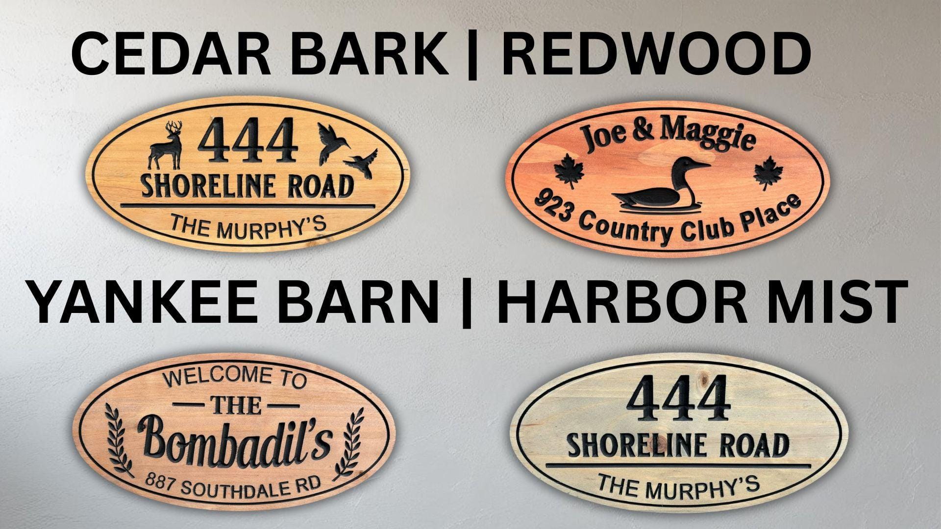 Personalized Backyard Wood Bar Sign