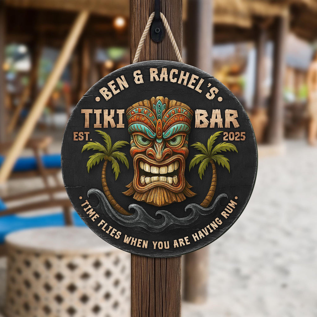 Personalized Tiki Bar Sign, Tiki Lounge Sign, Tiki Decorations, Bar Decor, Summer Gift, Pool Bar, Summer Decor
