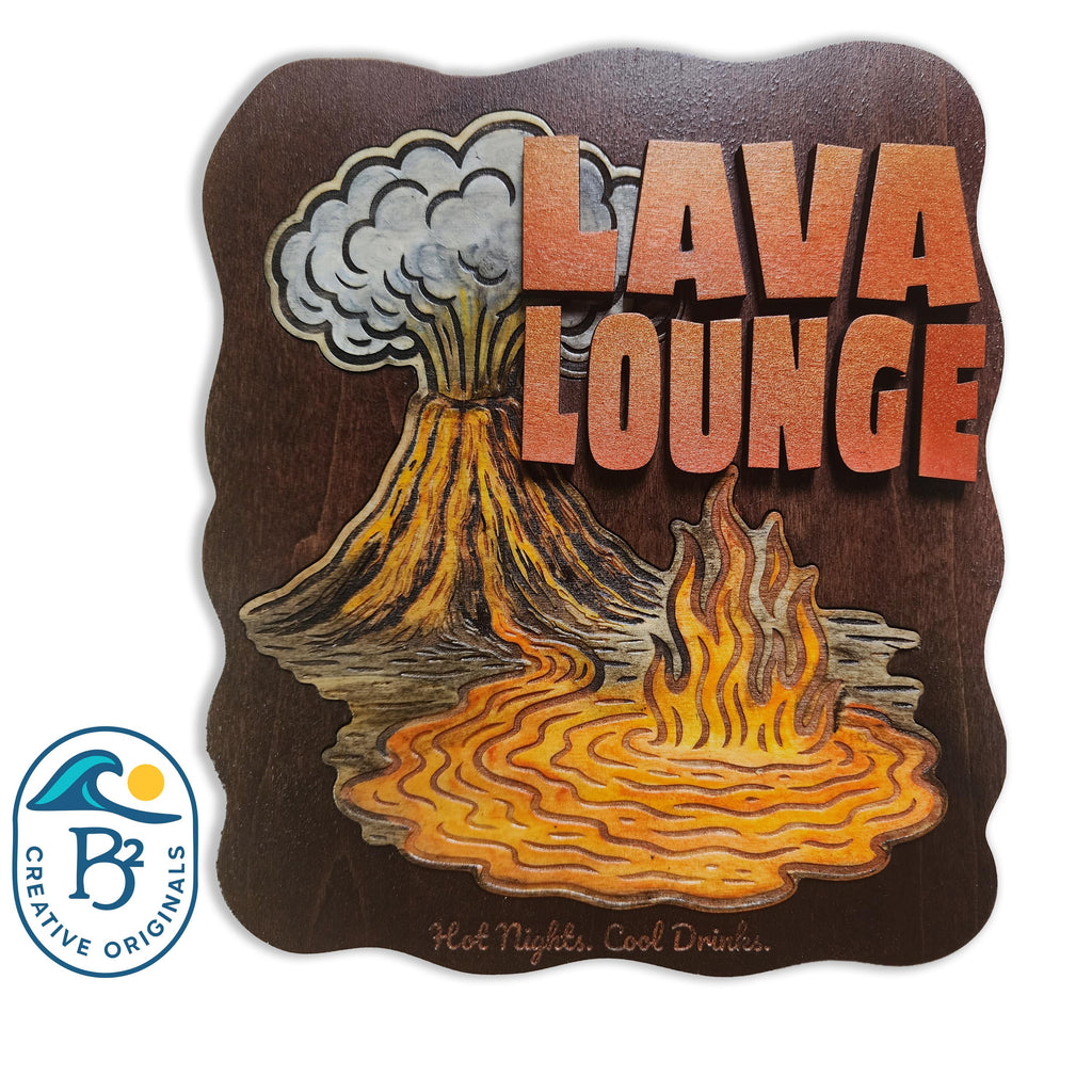 Lava Lounge Tiki Bar Sign