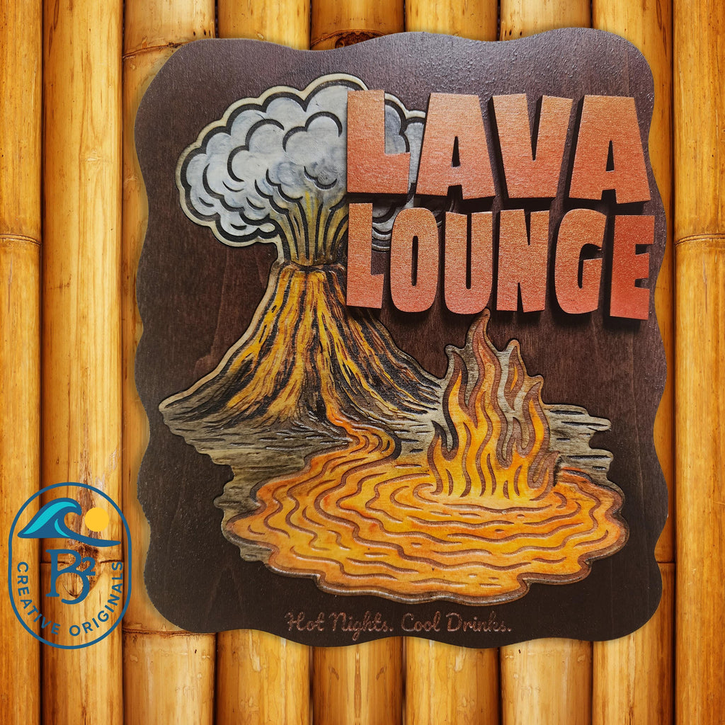 Lava Lounge Tiki Bar Sign