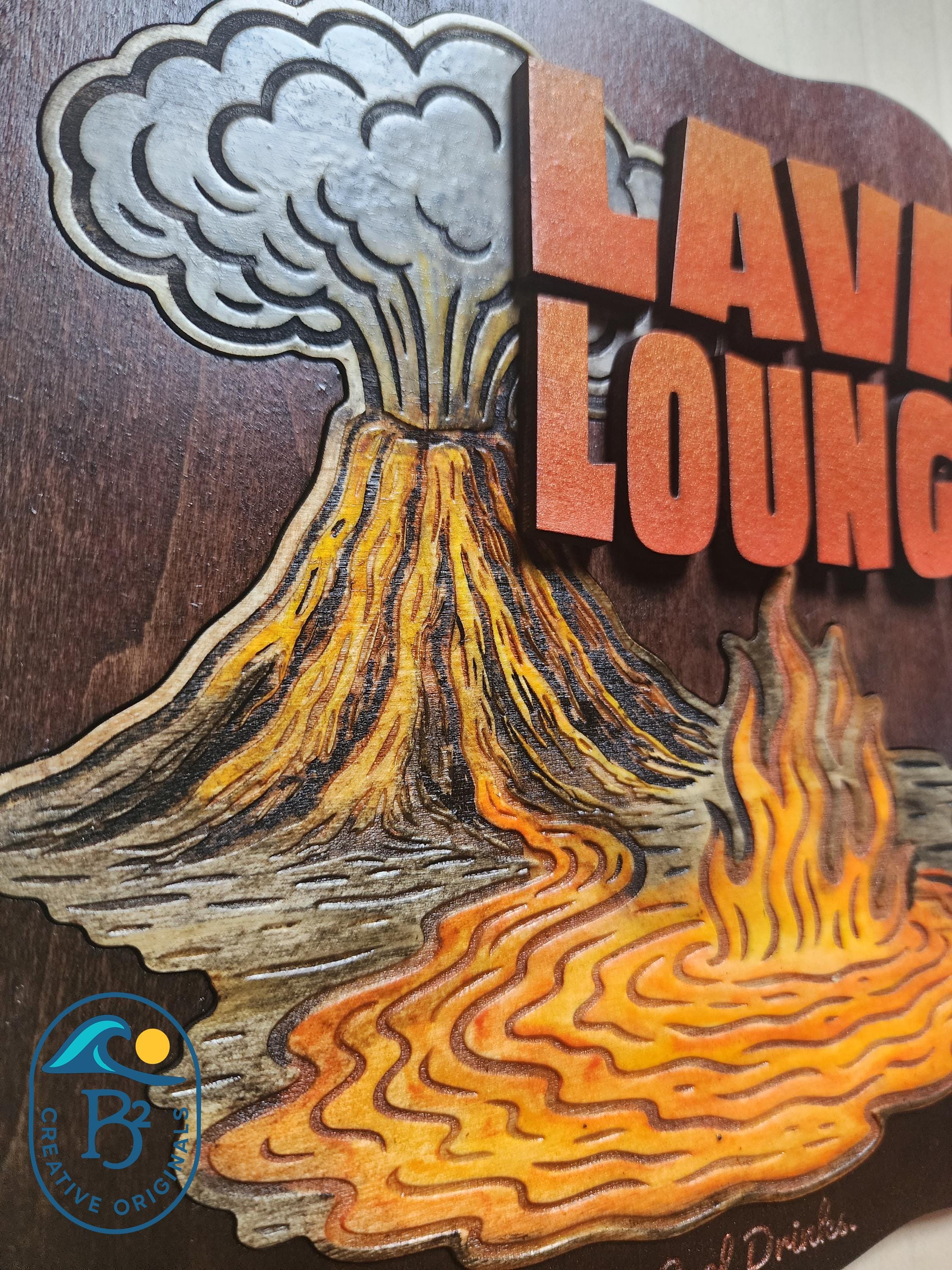 Lava Lounge Tiki Bar Sign
