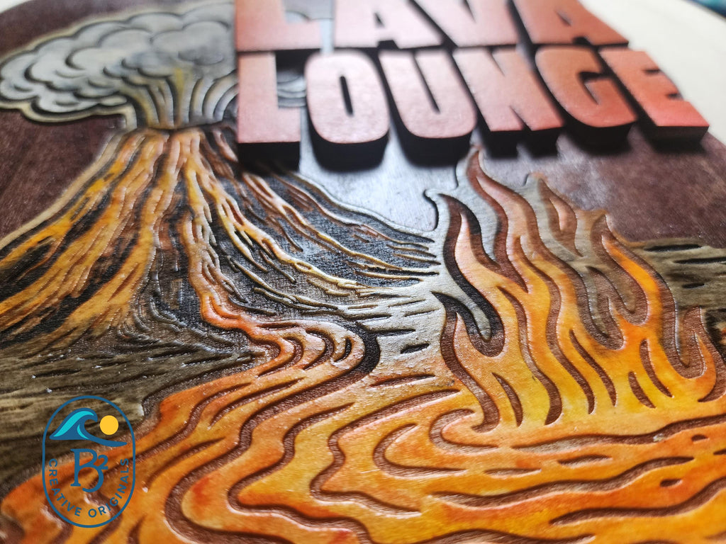 Lava Lounge Tiki Bar Sign